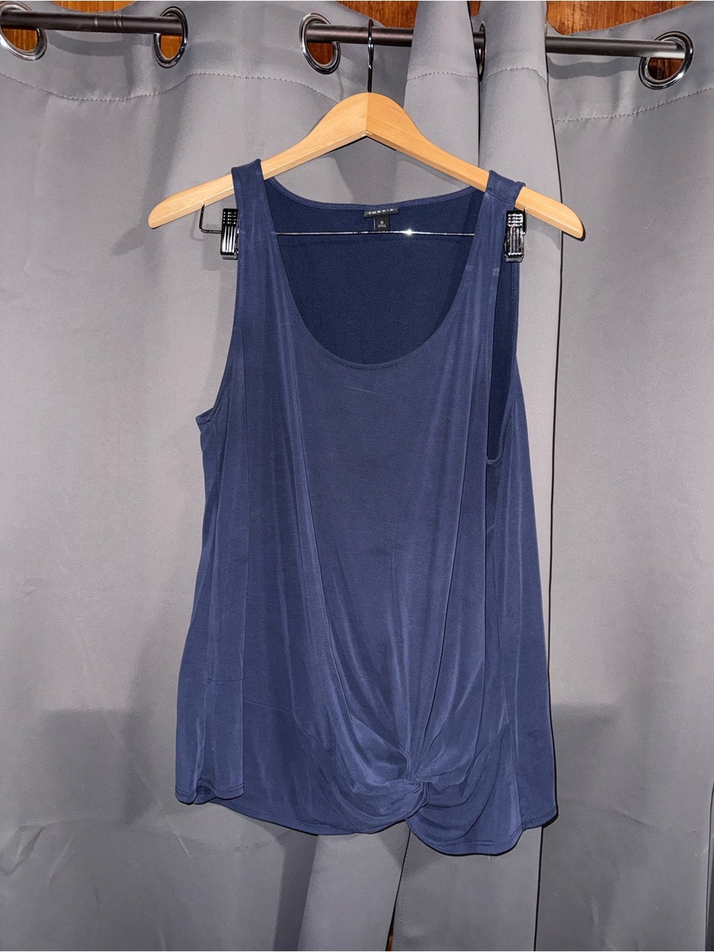 torrid Navy Twist-Front Tank Top